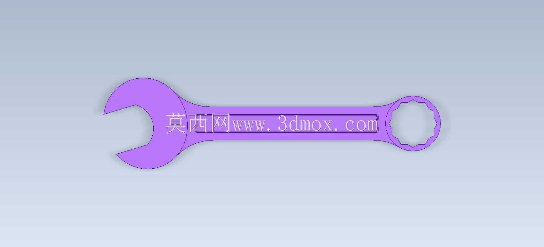 Studycadcam三维CAD练习779/组合扳手或扳手/Lave combinada/Autodesk Inventor Pro