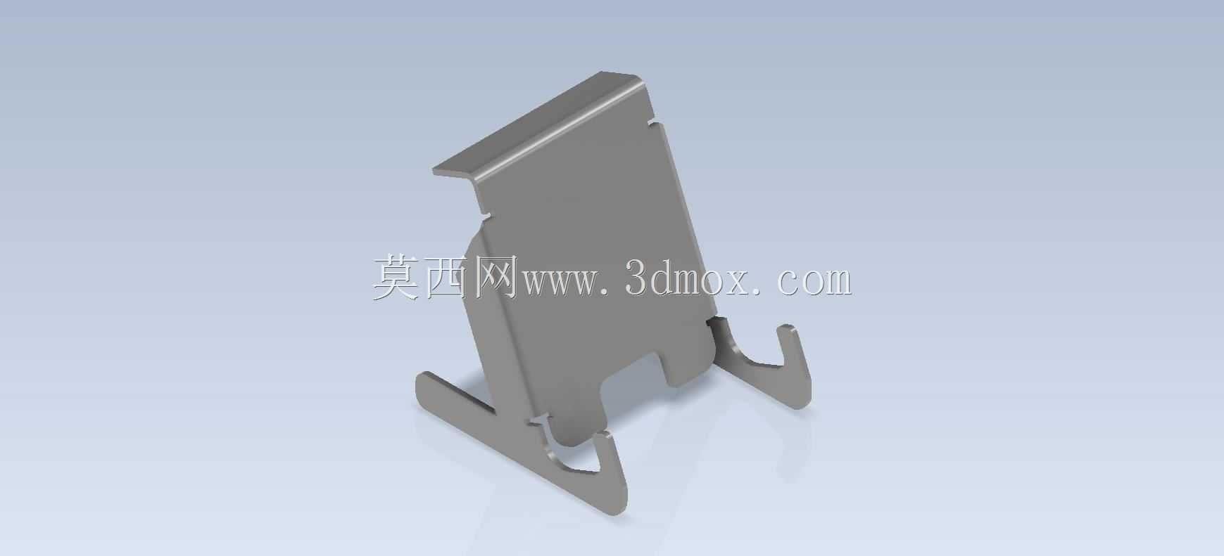 Studycadcam钣金实践22_70/Studycadam Practica chapa metálica 22_70//手机支架/Soporte de Teléfono Celular/Autodesk inven