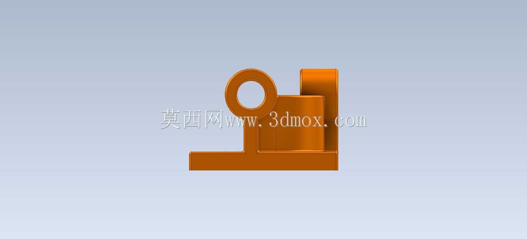 三维CAD基本练习/丝杠支架/Soporte de Tornillo/Autodesk Inventor Pro
