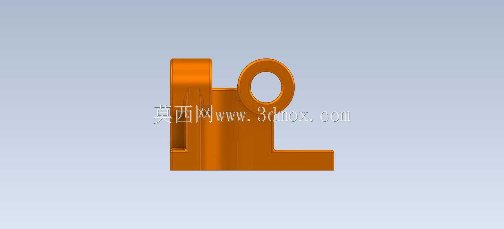 三维CAD基本练习/丝杠支架/Soporte de Tornillo/Autodesk Inventor Pro