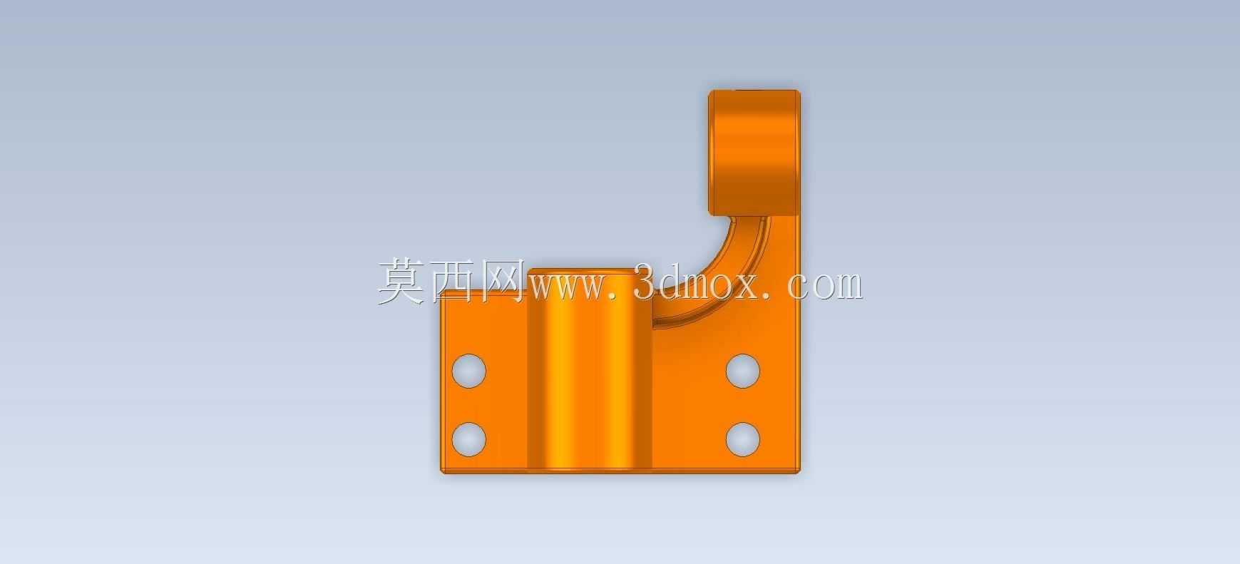 三维CAD基本练习/丝杠支架/Soporte de Tornillo/Autodesk Inventor Pro