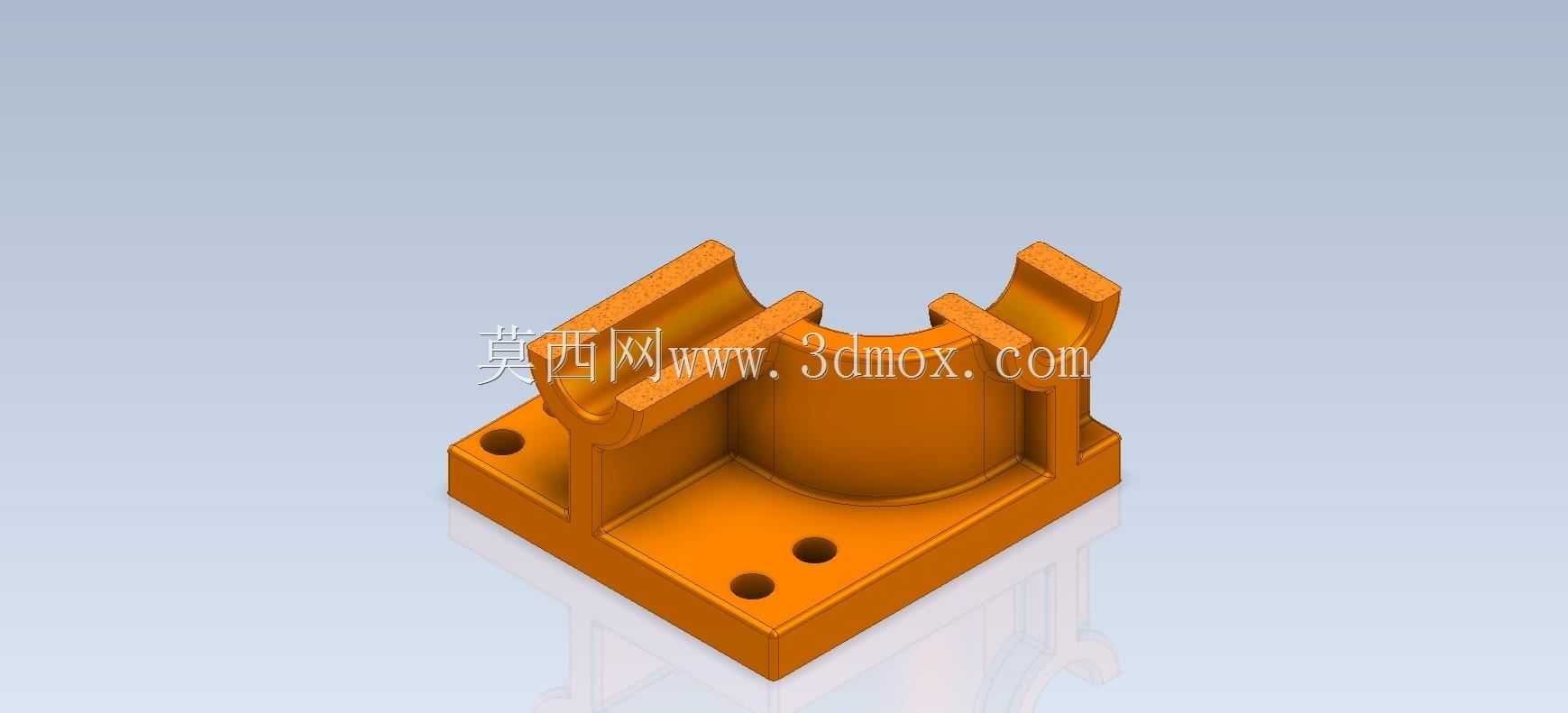 三维CAD基本练习/丝杠支架/Soporte de Tornillo/Autodesk Inventor Pro