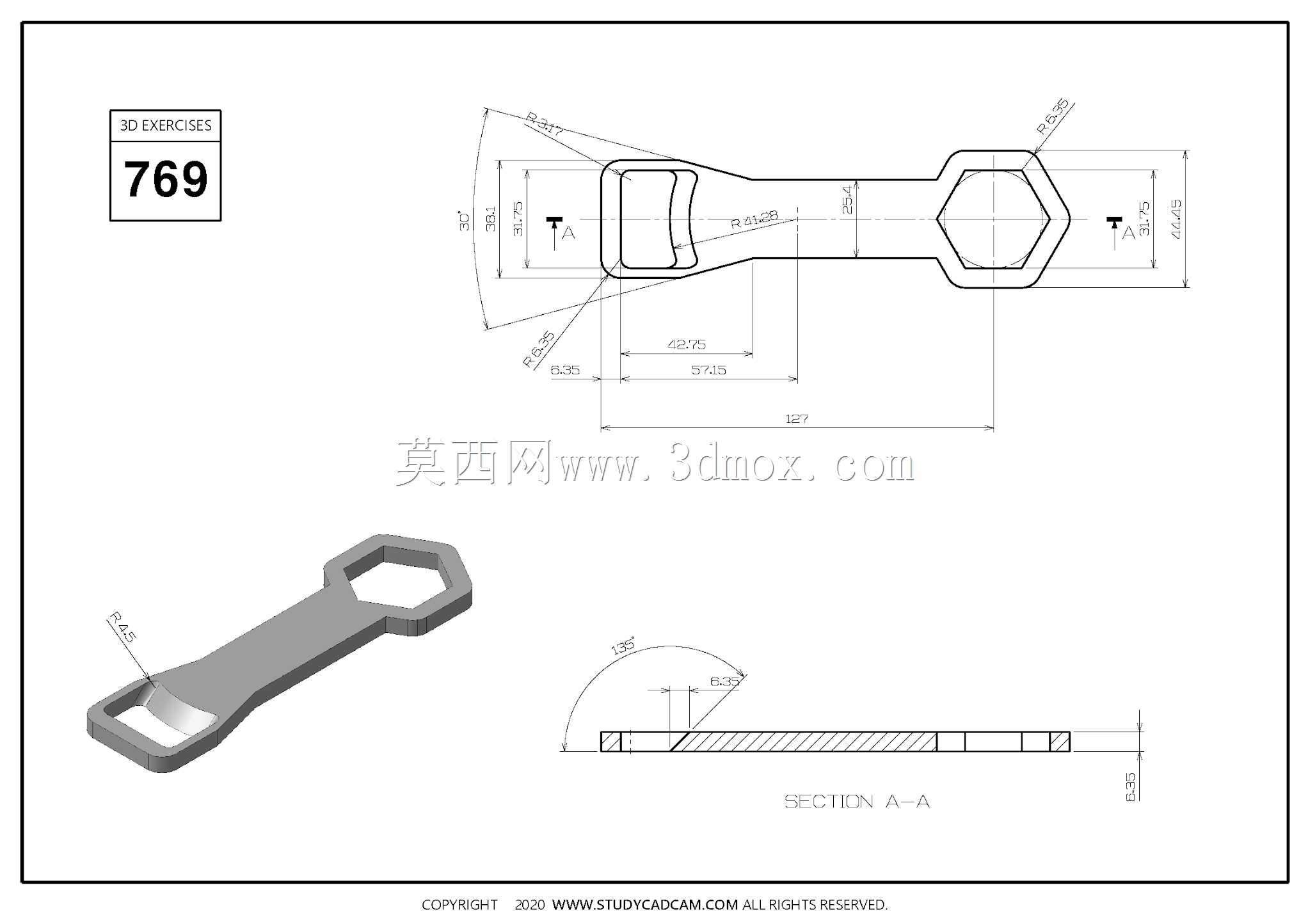 Studycadcam��άCAD��ϰ769/��ƿ��/Destapador/Autodesk Inventor Pro