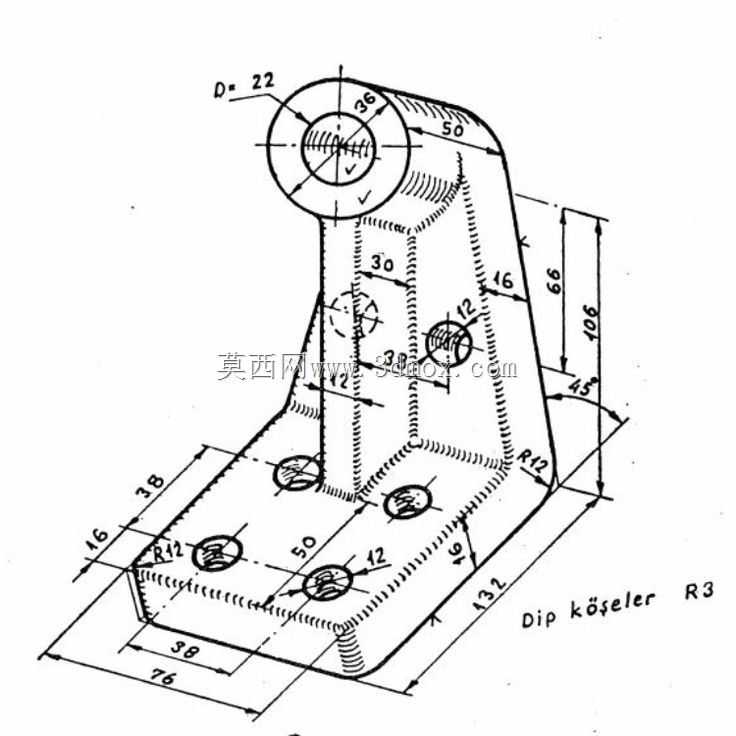三维CAD基本练习/Autodesk Inventor Pro