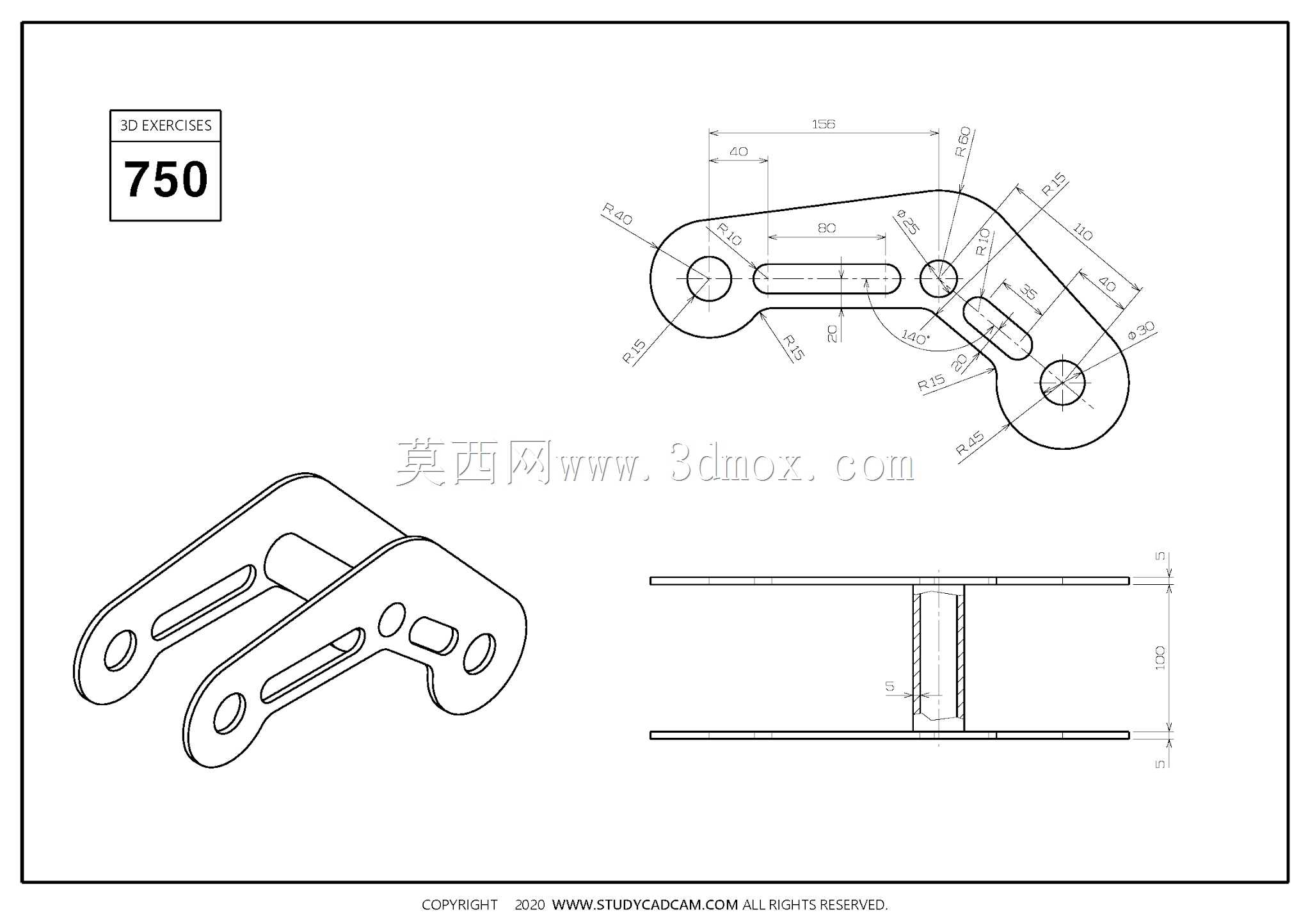 Studycadcam��άCAD��ϰ750/ҡ��/Balanc��n/Autodesk Inventor Pro