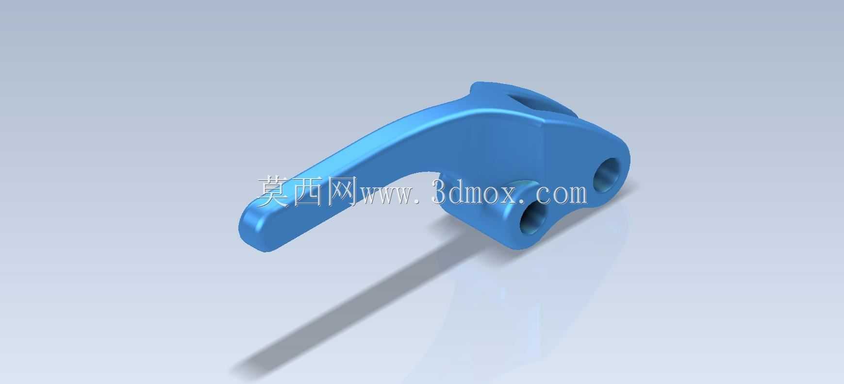 三维CAD基本练习/Modelmania 2012第2阶段/Lever/Autodesk Inventor Pro