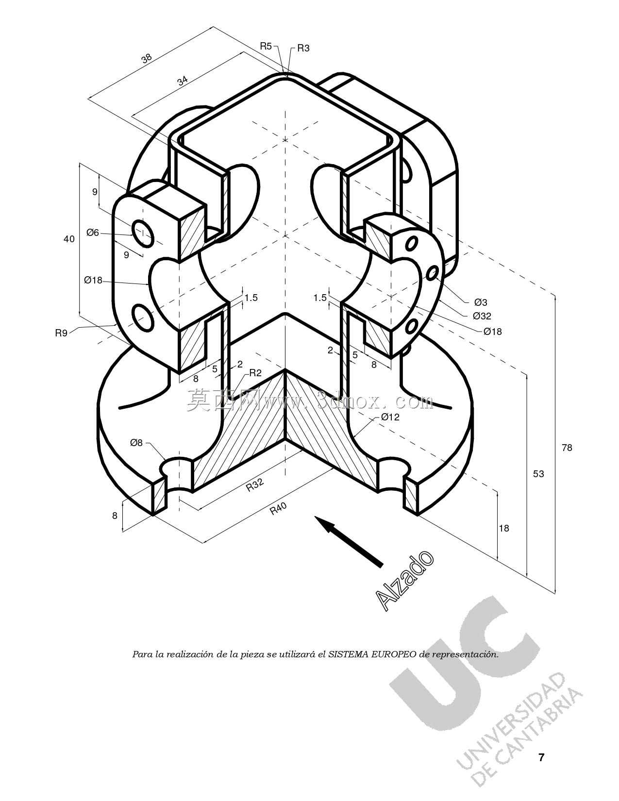 三维CAD基本练习/Autodesk Inventor Pro