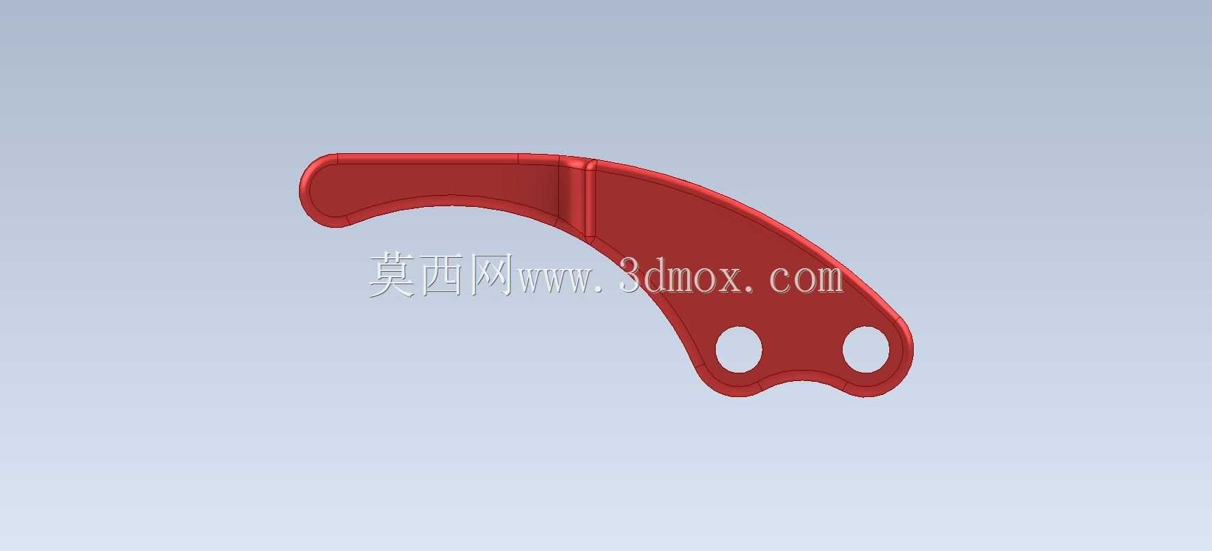 Studycadcam三维CAD练习738/Lever/Palanca/Autodesk Inventor Pro