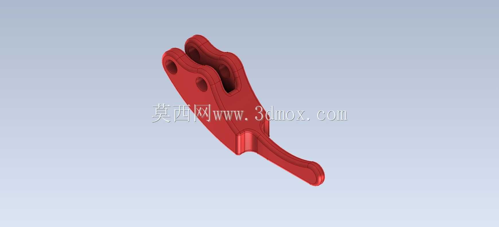 Studycadcam三维CAD练习738/Lever/Palanca/Autodesk Inventor Pro