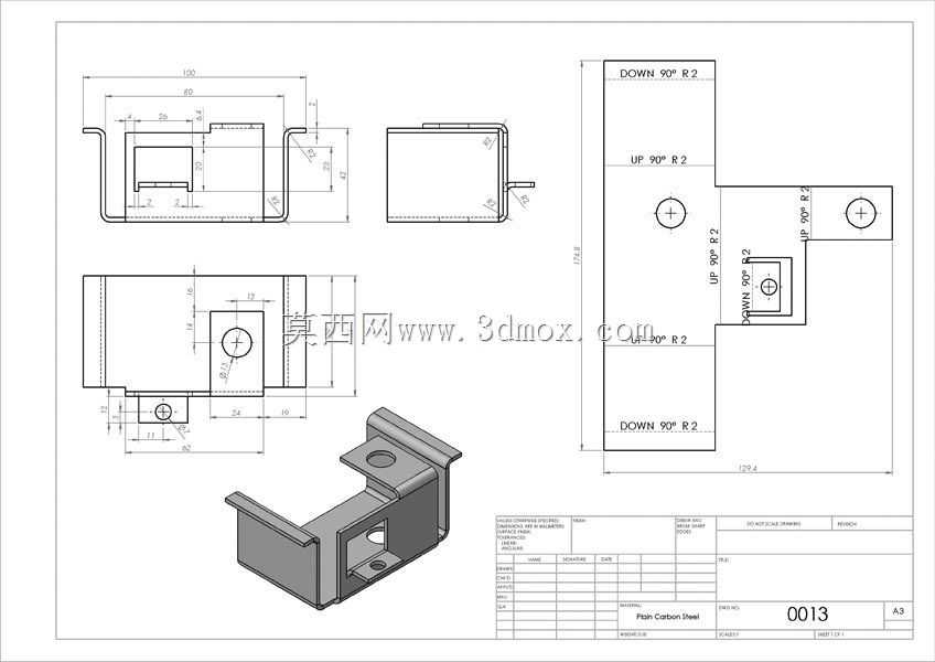 钣金练习65/Practica chapa metálica 65/Autodesk Inventor Pro