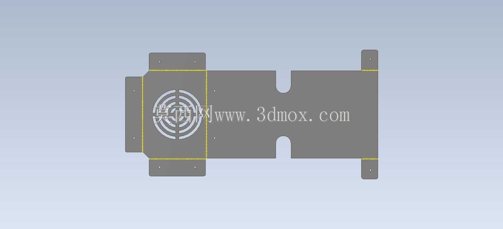 Studycadcam钣金实践21_64/Studycadam Practica chapa metálica 22_64/Enclosure/Autodesk inventor pro