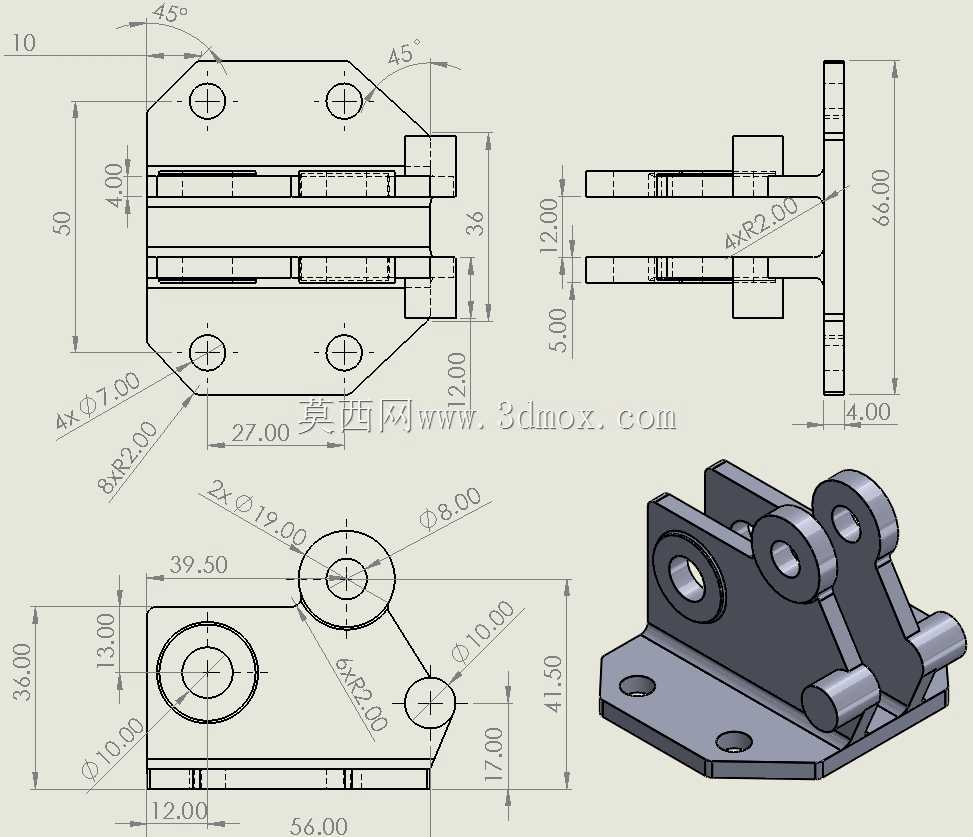 三维CAD基本练习/CSWA练习问题/Pregunta de Practica CSWA/Autodesk Inventor Pro