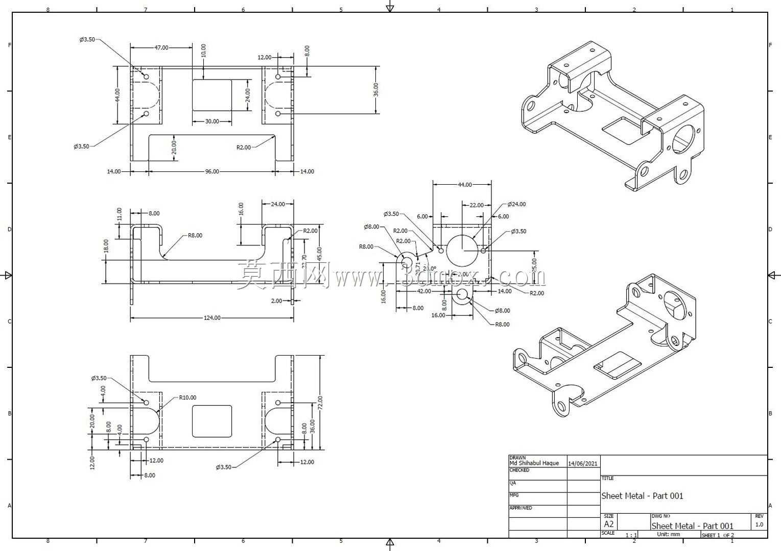 �ӽ�ʵ��62/Practica chapa met��lica 62/Autodesk Inventor Pro