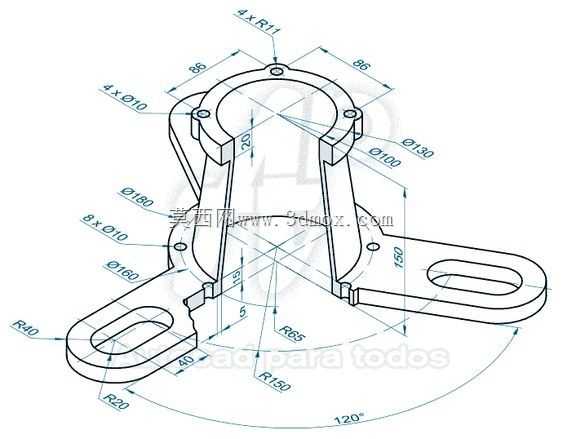 三维CAD基本练习/Autodesk Inventor Pro