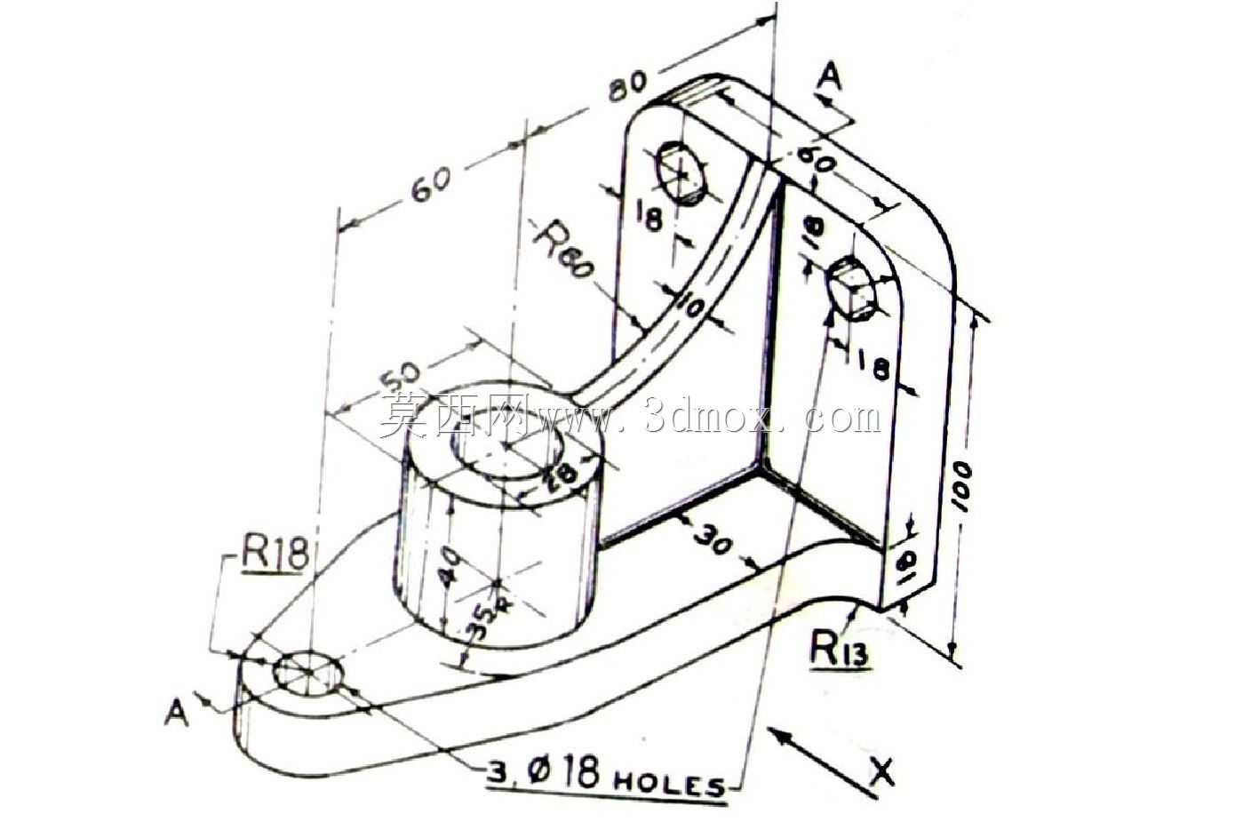 三维CAD基本练习/Autodesk Inventor Pro