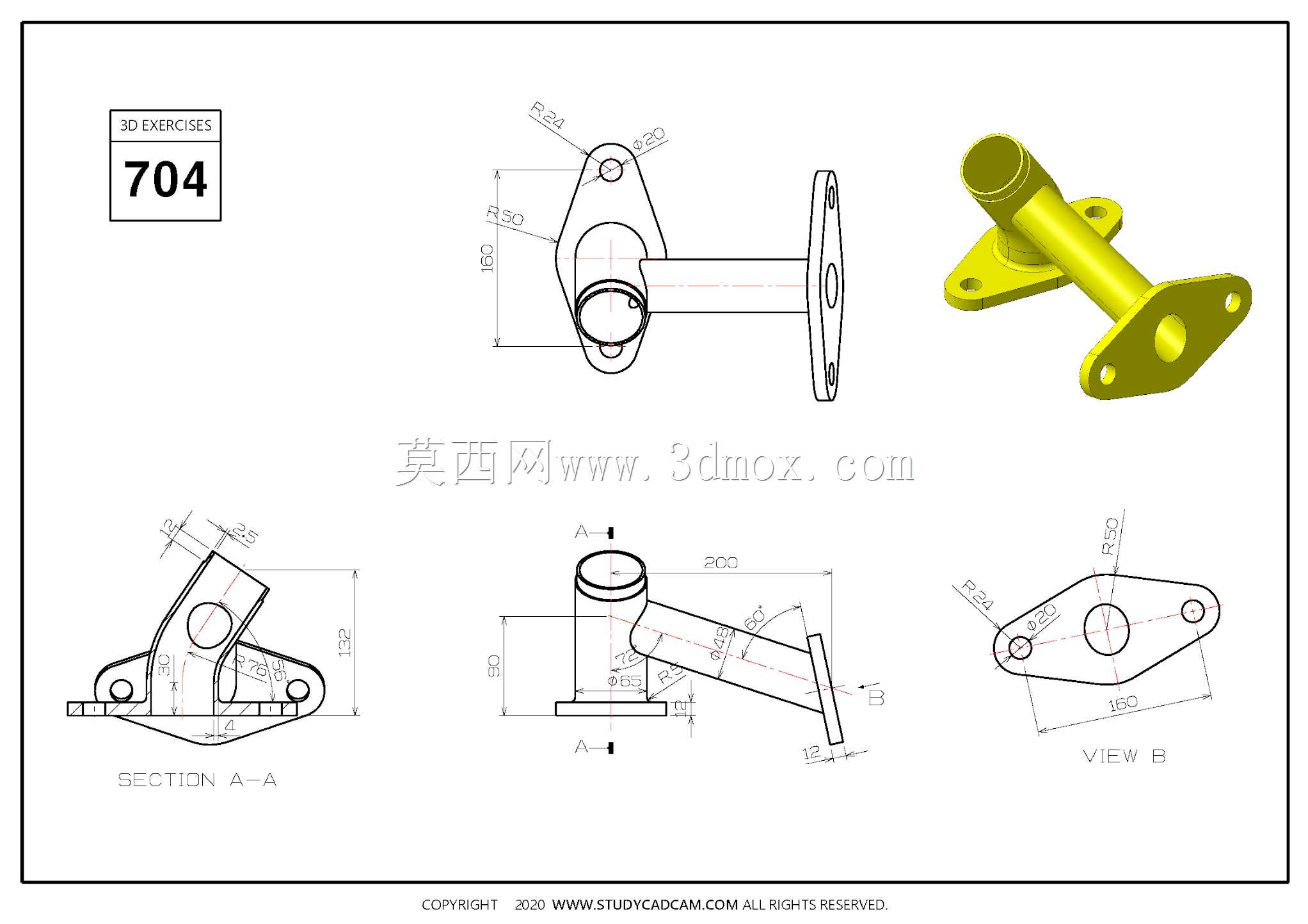 Studycadcam��άCAD��ϰ704/Autodesk Inventor Pro