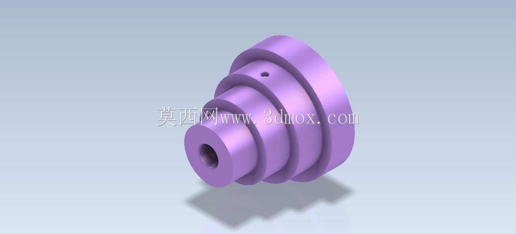 三维CAD基本练习/Polea Escalonda/阶梯式皮带轮/Autodesk Inventor Pro