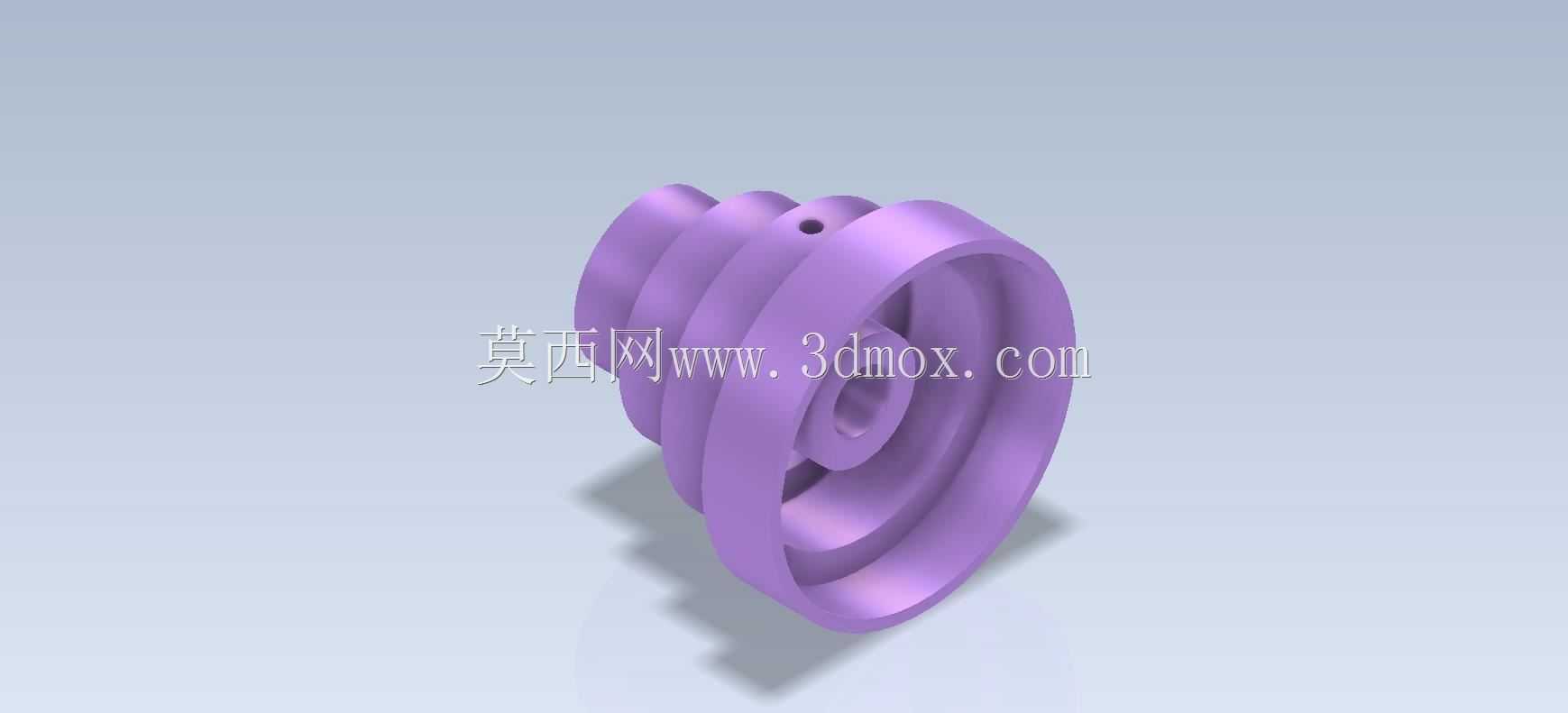 三维CAD基本练习/Polea Escalonda/阶梯式皮带轮/Autodesk Inventor Pro