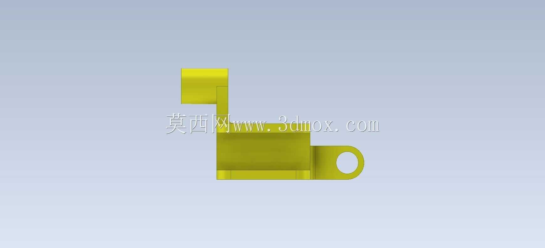 3D CAD基本练习/90°双支撑/Soporte Doble a 90°/Autodesk Inventor Pro