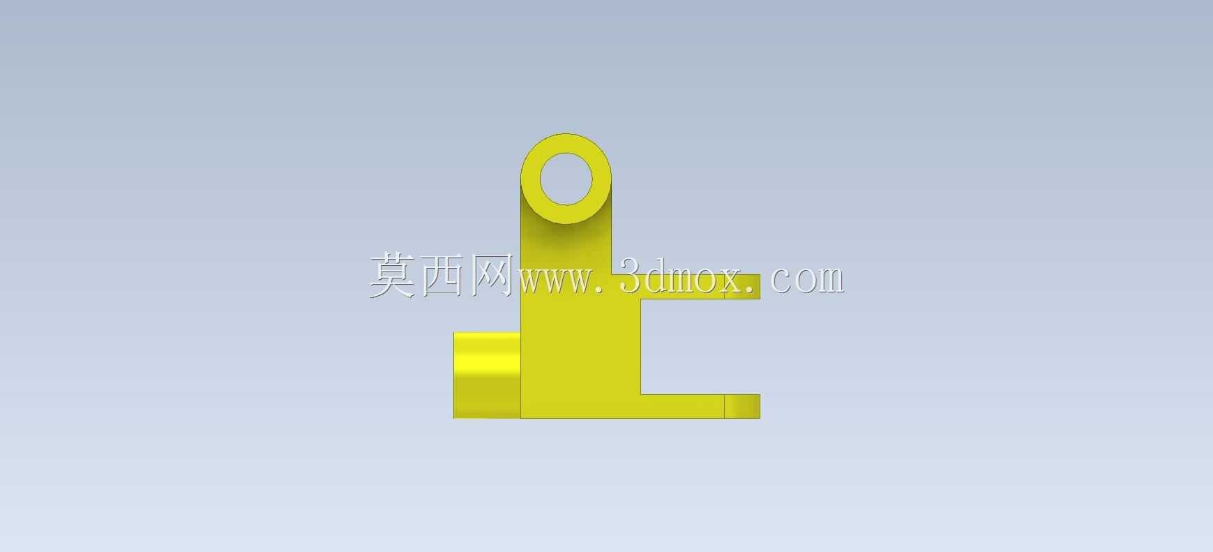 3D CAD基本练习/90°双支撑/Soporte Doble a 90°/Autodesk Inventor Pro