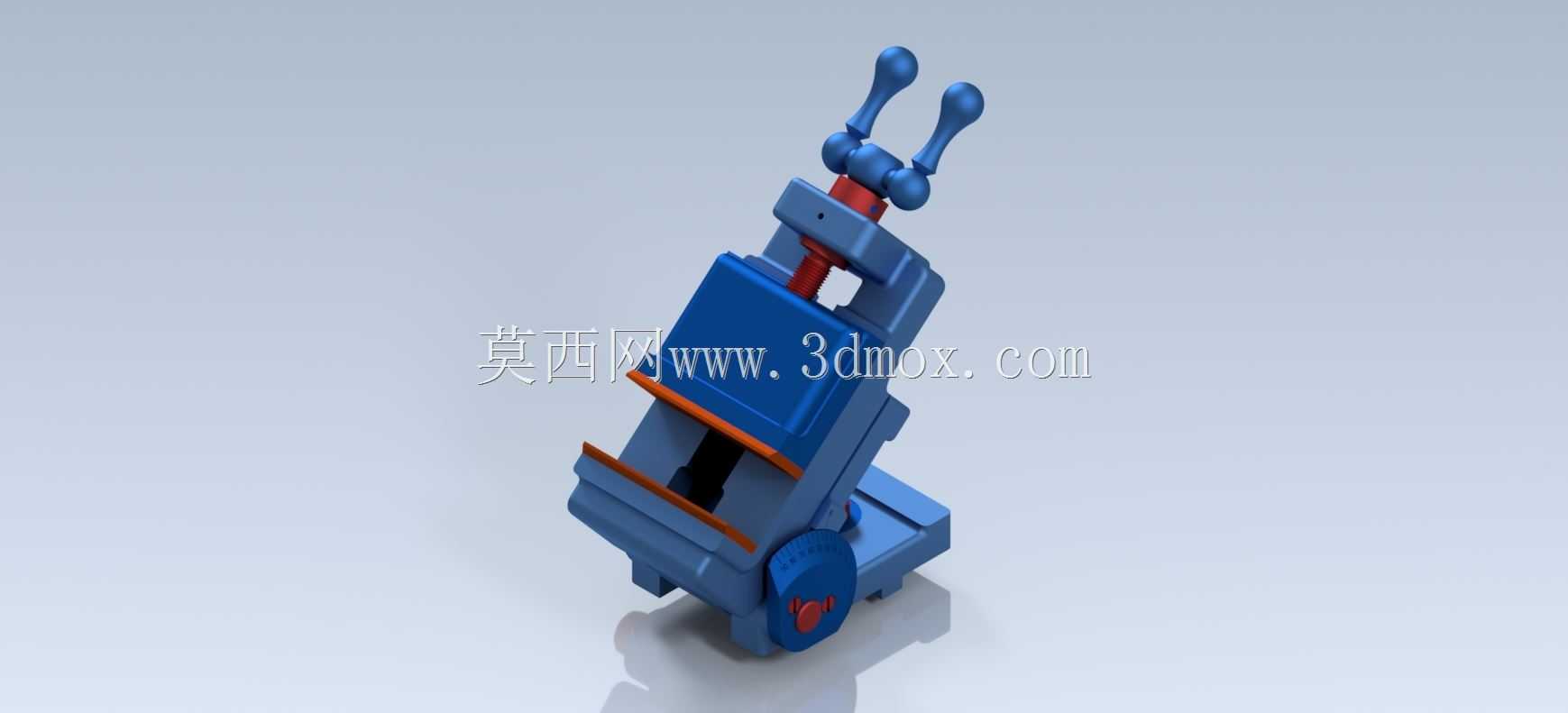 3D CAD基础练习/Grinder Vise/Prensa de Esmeriladora/Autodesk Inventor Pro