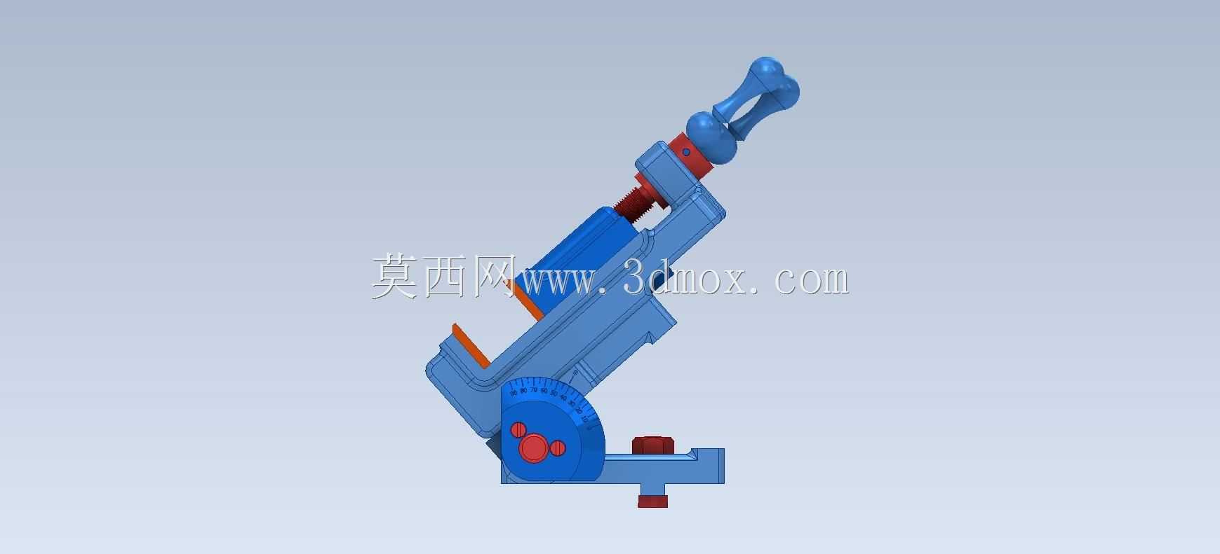 3D CAD基础练习/Grinder Vise/Prensa de Esmeriladora/Autodesk Inventor Pro