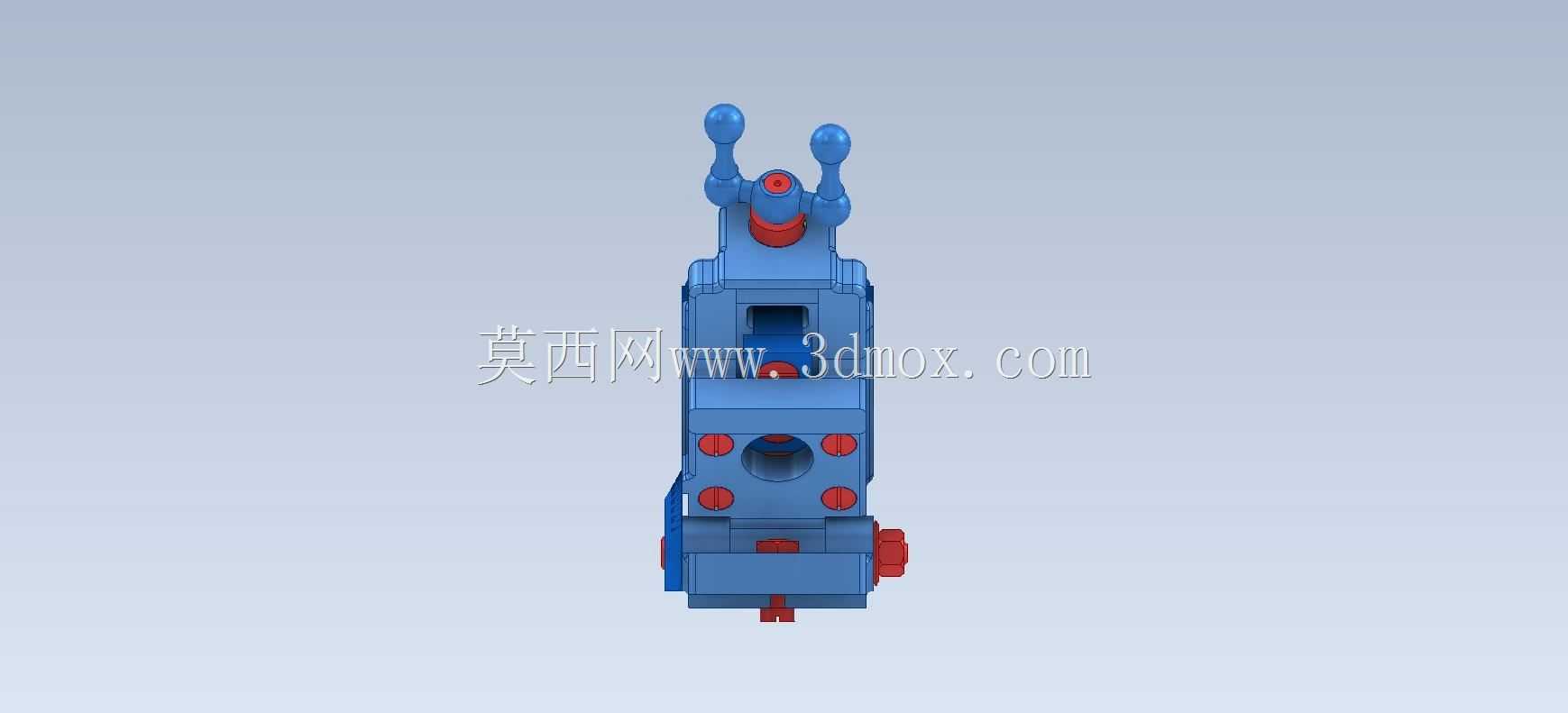 3D CAD基础练习/Grinder Vise/Prensa de Esmeriladora/Autodesk Inventor Pro