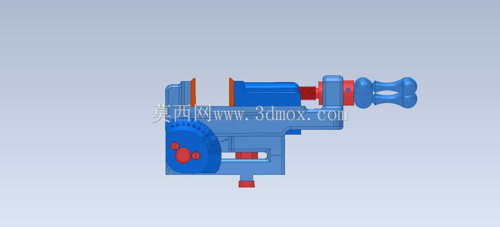3D CAD基础练习/Grinder Vise/Prensa de Esmeriladora/Autodesk Inventor Pro