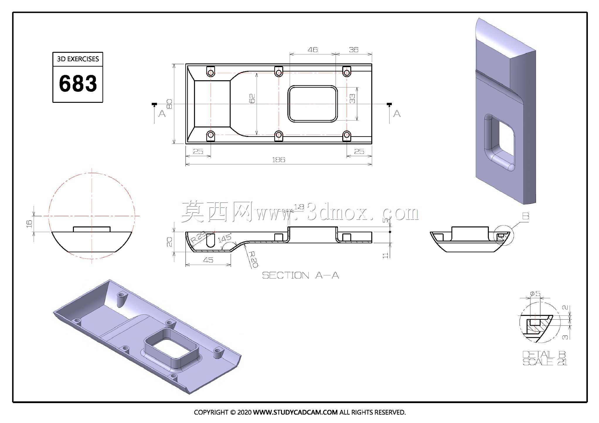 Studycadcam��άCAD��ϰ683/Autodesk Inventor Pro