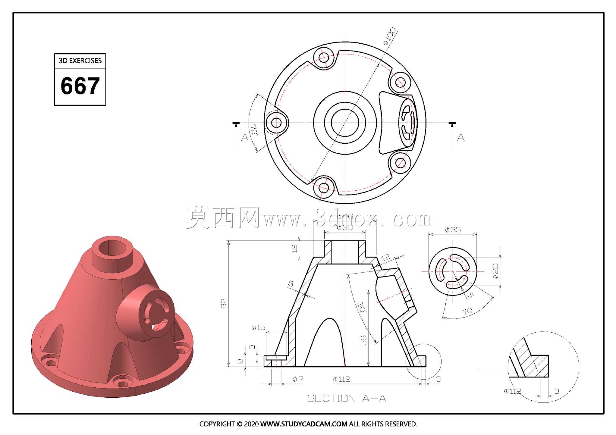 Studycadcam三维CAD练习667/CATICS 3D01_04/Autodesk Inventor Pro