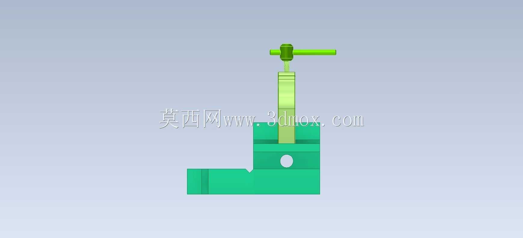 三维CAD基本练习/V块夹/Abrazadera de Bloque V/Autodesk Inventor Pro