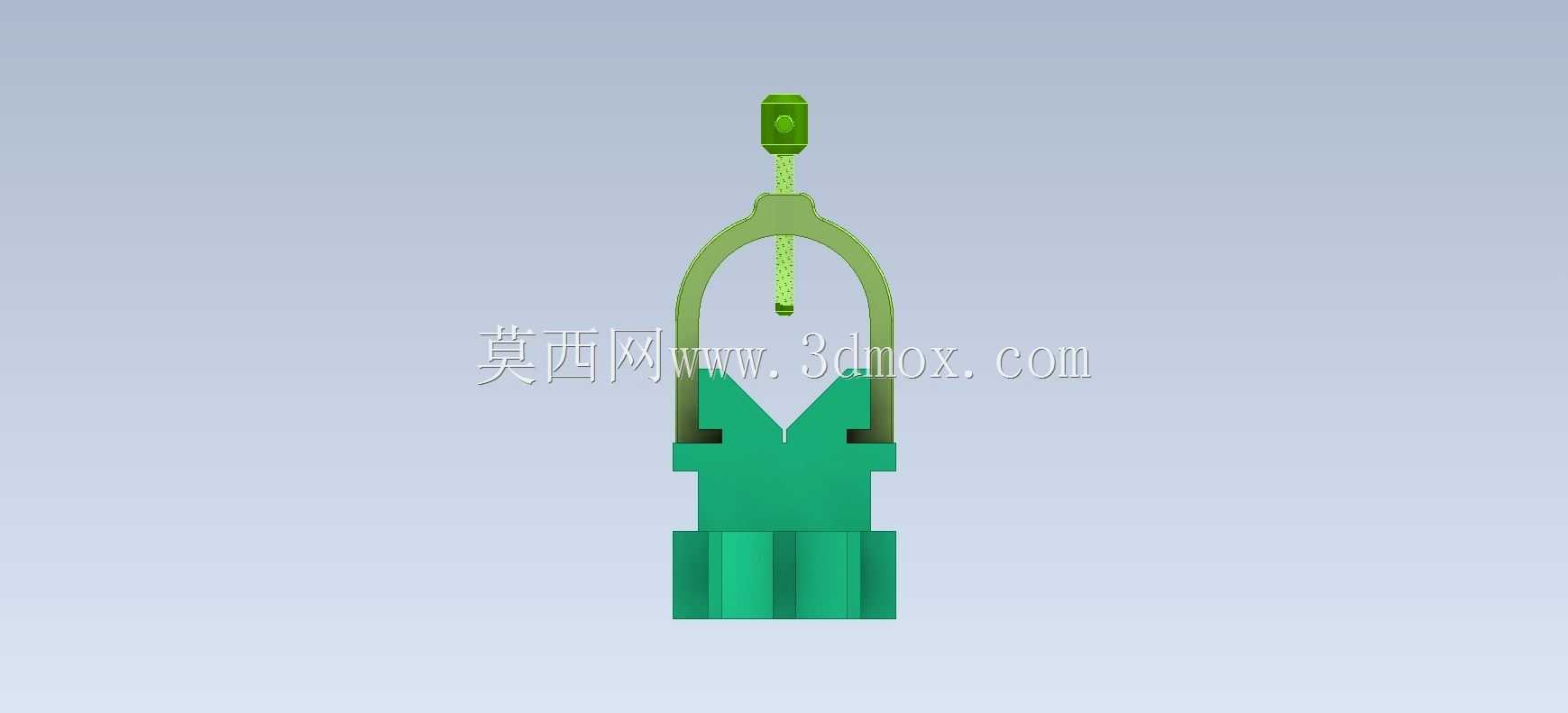 三维CAD基本练习/V块夹/Abrazadera de Bloque V/Autodesk Inventor Pro