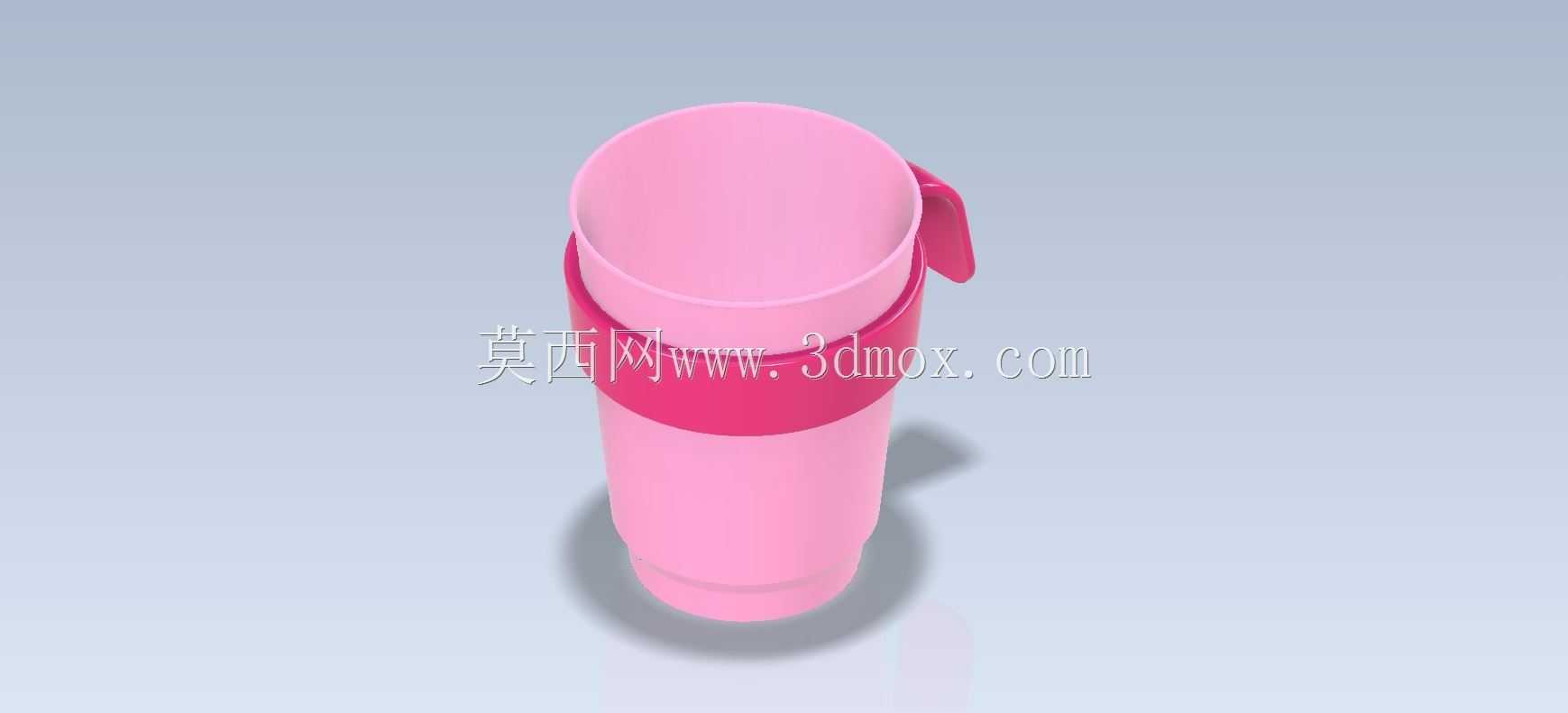Studycadcam三维CAD练习663/带可拆卸把手的杯子/Vaso con Asa Desmontable/Autodesk Inventor Pro