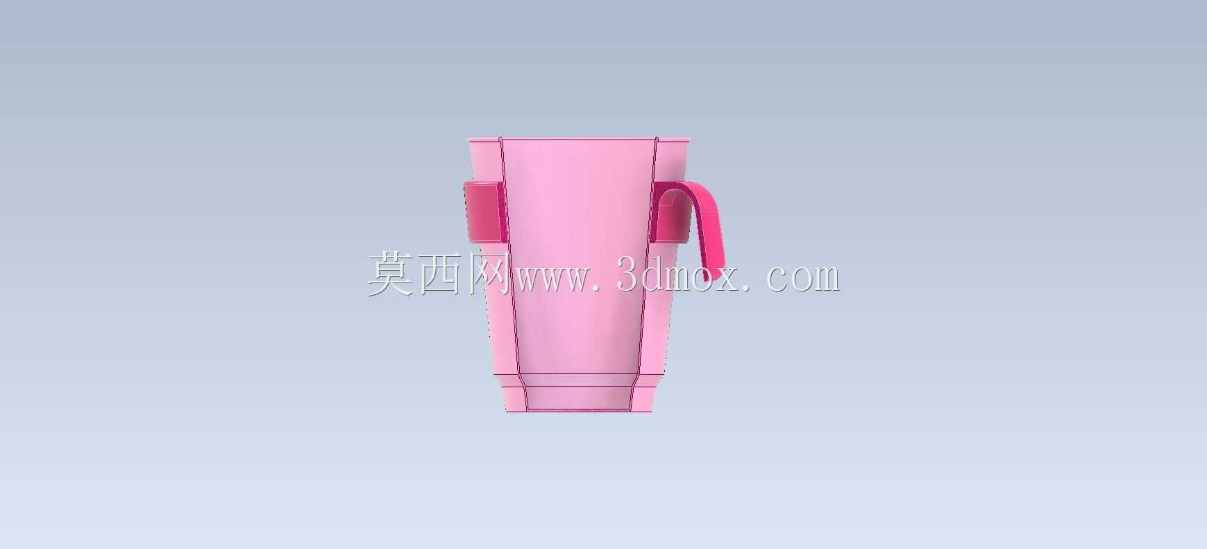 Studycadcam三维CAD练习663/带可拆卸把手的杯子/Vaso con Asa Desmontable/Autodesk Inventor Pro