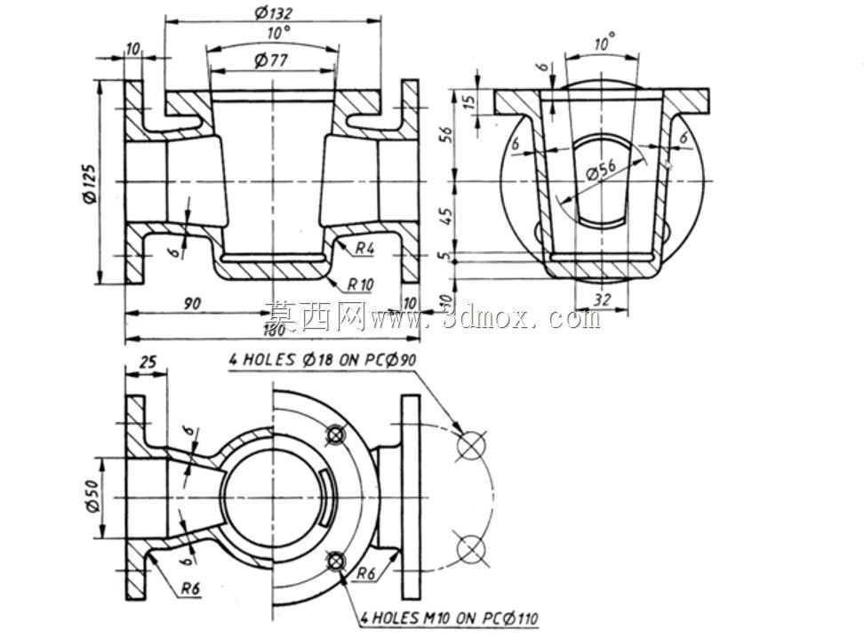 3D CAD基本练习/放气阀/Valvula de Soplado/Autodesk Inventor Pro