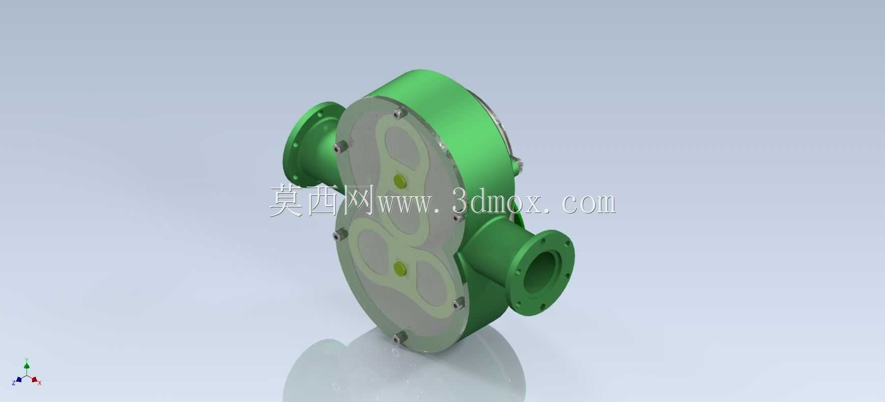 三维CAD基础练习/Lobe Pump/Bomba de Lóbulos/Autodesk Inventor Pro