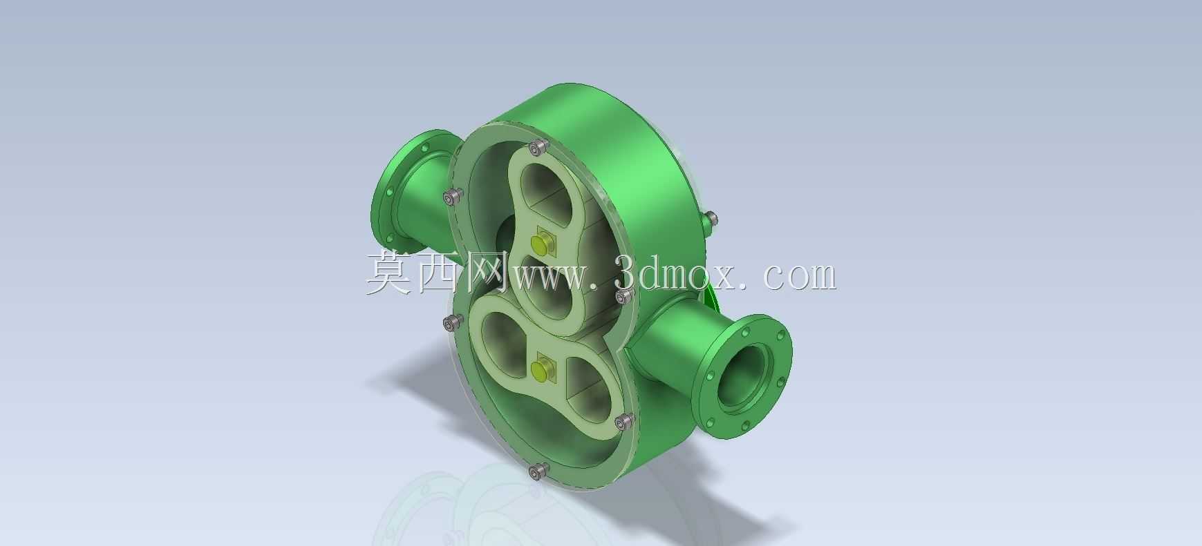 三维CAD基础练习/Lobe Pump/Bomba de Lóbulos/Autodesk Inventor Pro