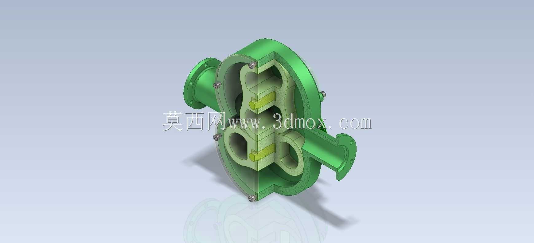 三维CAD基础练习/Lobe Pump/Bomba de Lóbulos/Autodesk Inventor Pro