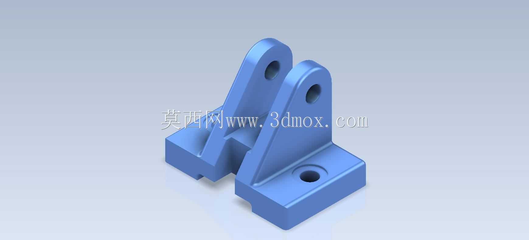 3D CAD基本练习/换档杆支架/凸轮轴支架/Autodesk Inventor Pro