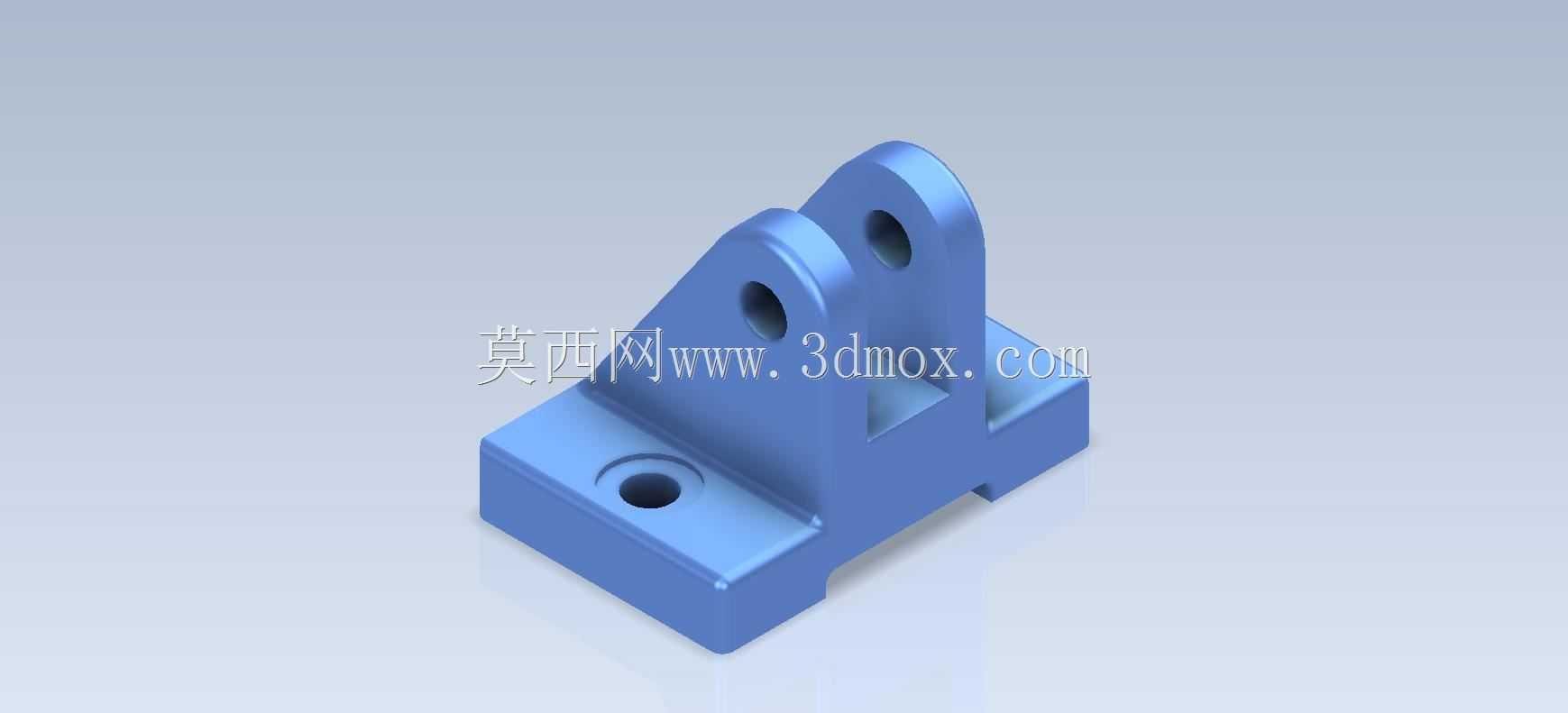 3D CAD基本练习/换档杆支架/凸轮轴支架/Autodesk Inventor Pro