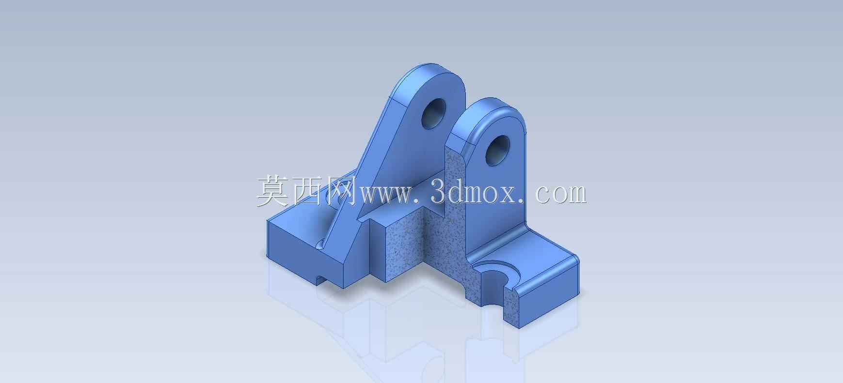 3D CAD基本练习/换档杆支架/凸轮轴支架/Autodesk Inventor Pro
