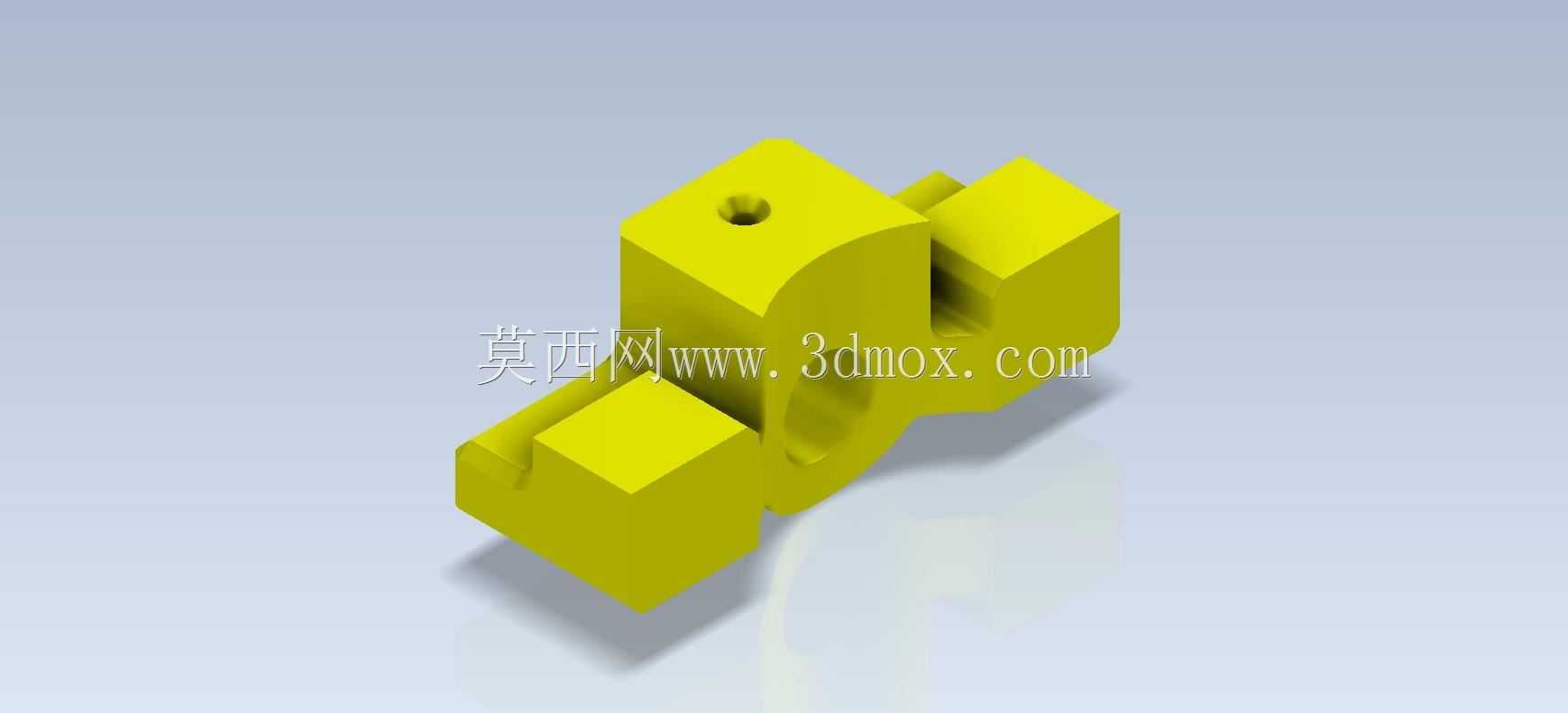3D CAD Curtis Waguespack零件/定位支架/Soporte de Alineación/Autodesk Inventor Pro