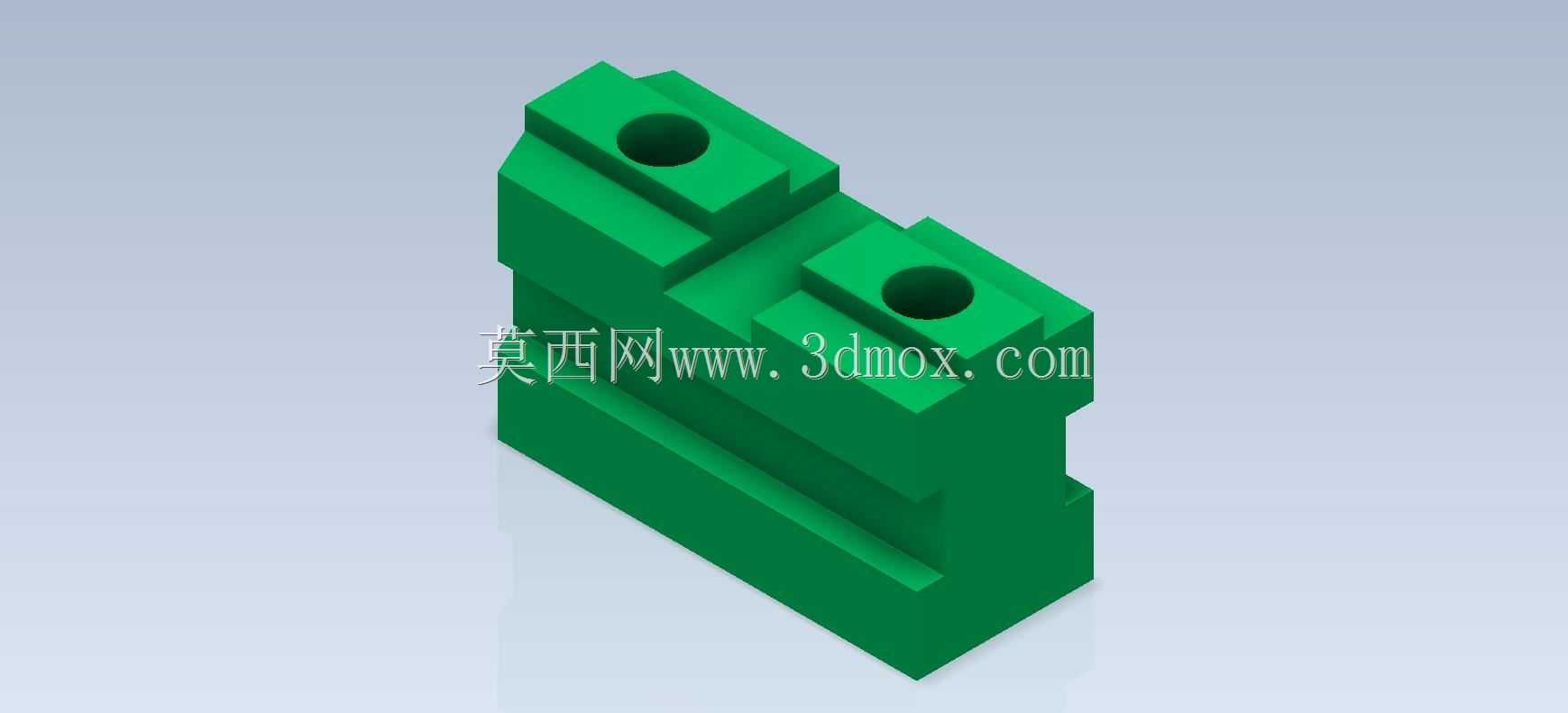 三维CAD基本练习/卡盘颚板/Mordaza para Cabezal/Autodesk Inventor Pro