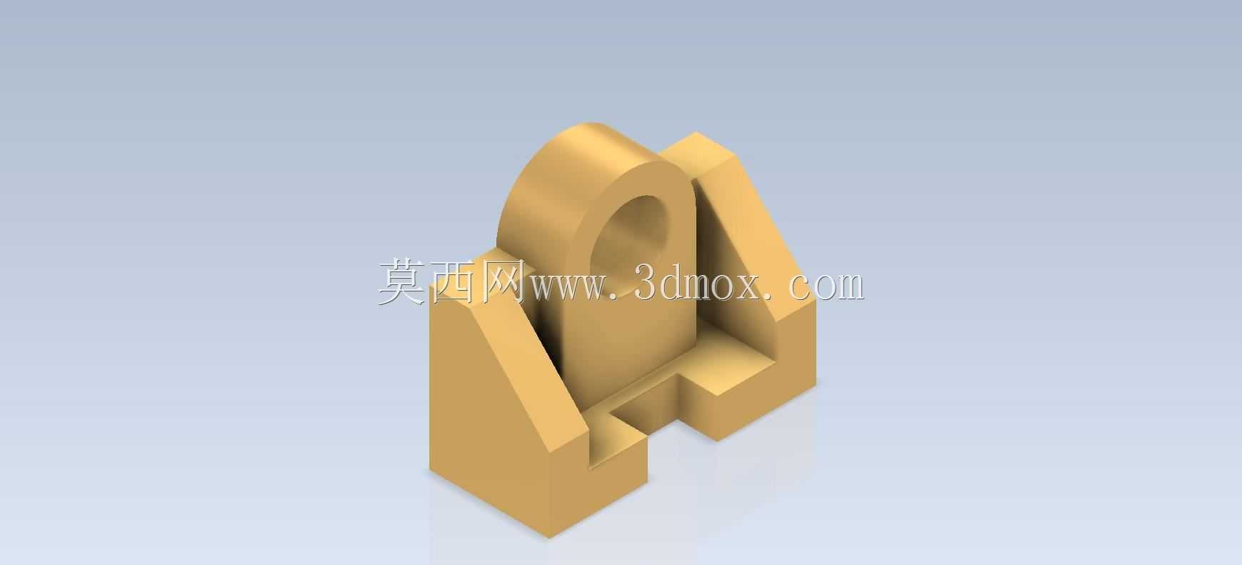 Studycadcam三维CAD练习624 B/Autodesk Inventor Pro