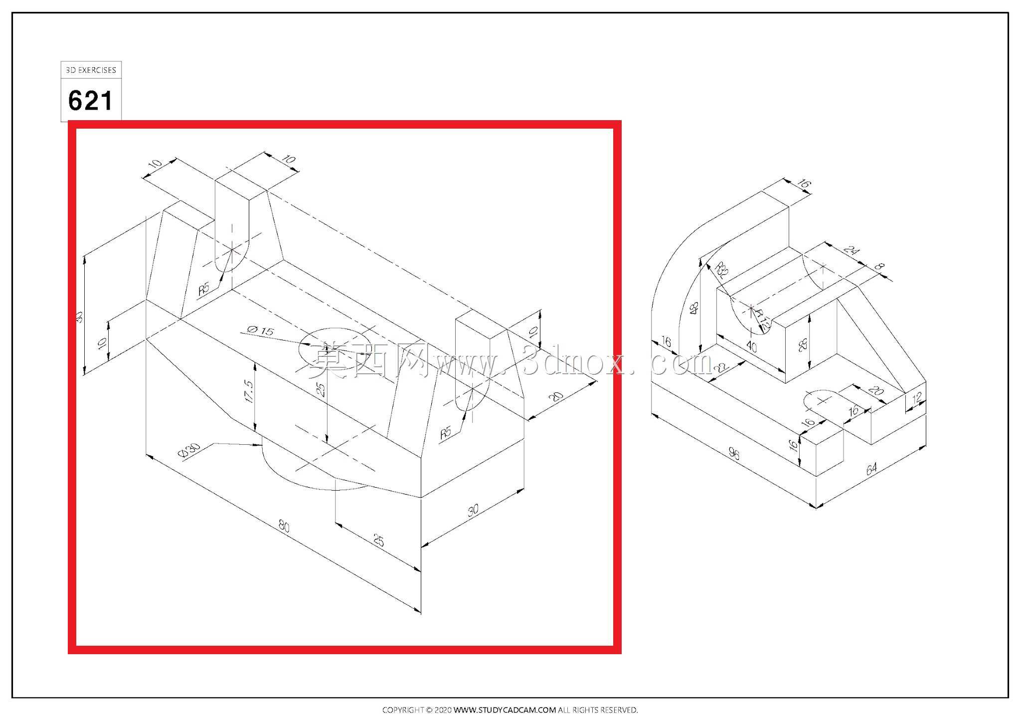 Studycadcam��άCAD��ϰ621/Autodesk Inventor Pro