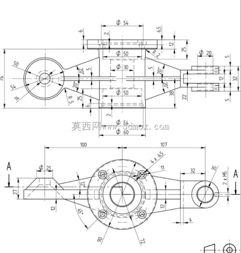 三维CAD基本练习/Autodesk Inventor Pro