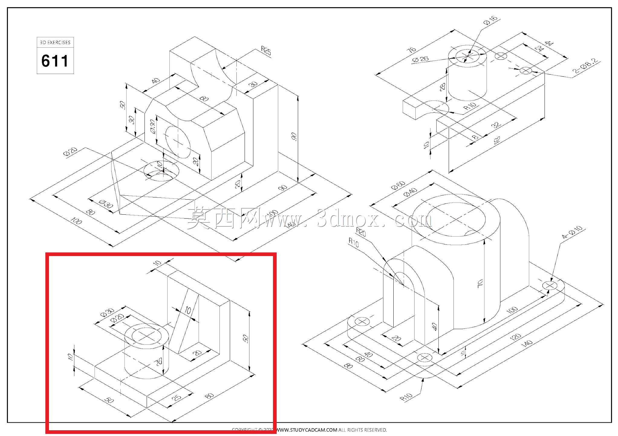 Studycadcam��άCAD��ϰ611 C/Autodesk Inventor Pro