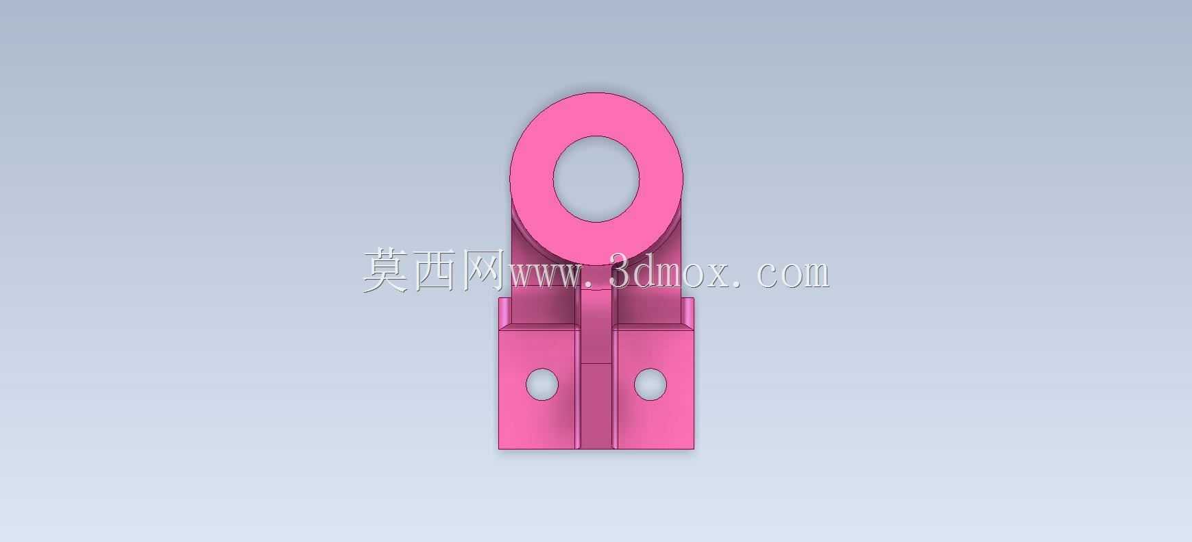 三维CAD基本练习/轴承支架/Soporte de Cojinete/Autodesk Inventor Pro