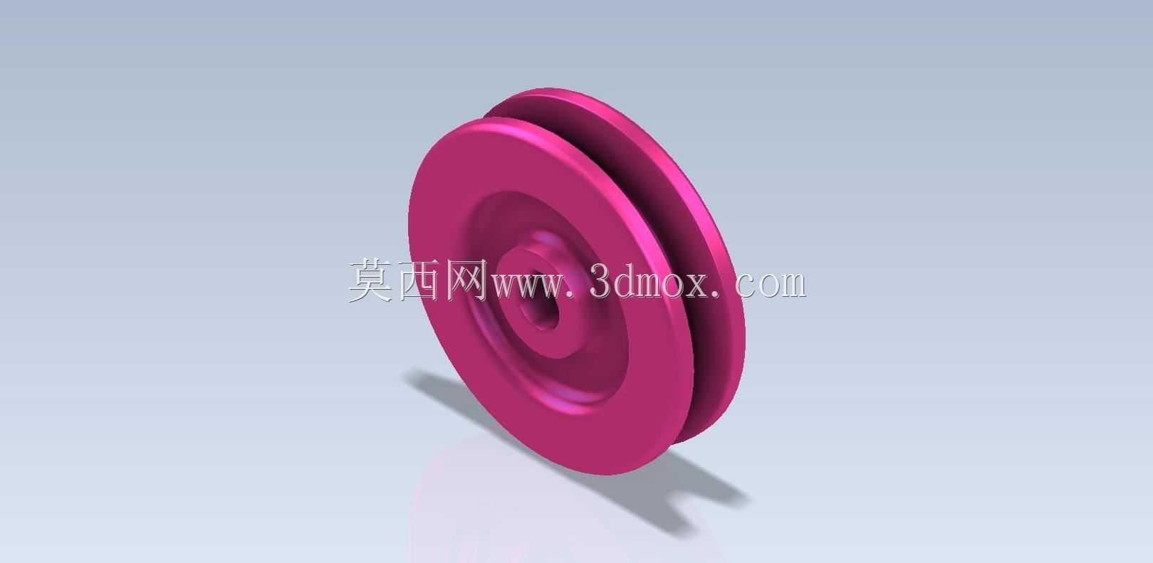 三维CAD基本练习/滑轮/Polea/Autodesk Inventor Pro
