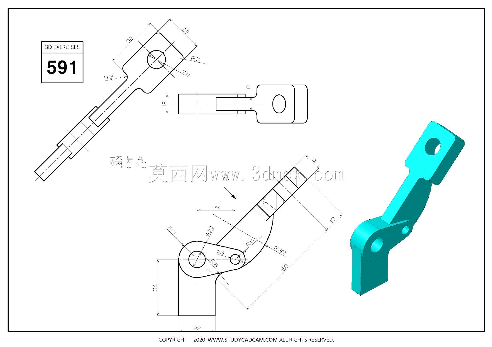 Studycadcam��άCAD��ϰ591/Autodesk Inventor Pro